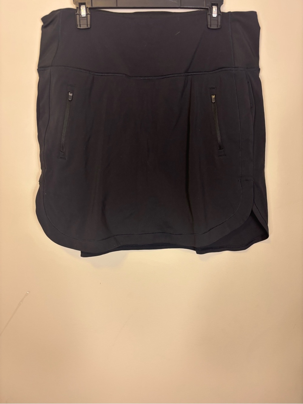 Athleta Black Fairway Golf Skort with Built-In Shorts 1X